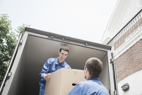 Carefully wrapped furniture and moving supplies for local removals in Westkensington