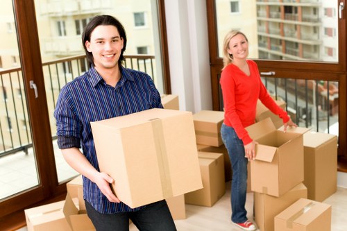 Packing and organizing items for short-term storage in Westkensington